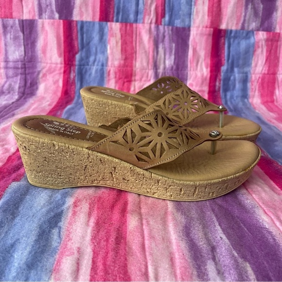 Spring Step Shoes - Spring Step Wedge Sandals leather insole made in Italy size EU 41 US 10-10.5